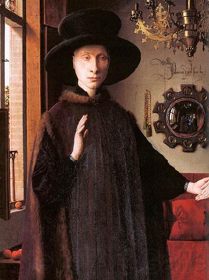 Jan Van Eyck Portrait of Giovanni Arnolfini and his Wife Germany oil painting art